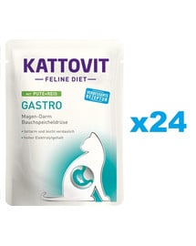 KATTOVIT Feline Diet Gastro Pute + Reis 24 x 85 g