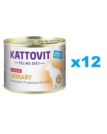 KATTOVIT Feline Diet Urinary Kalb 12 x 185 g