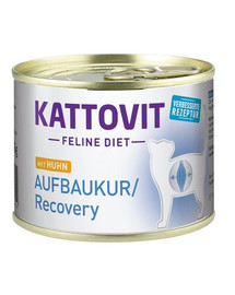 KATTOVIT Feline Diet Recovery/Aufbaukur Huhn 12 x 185 g