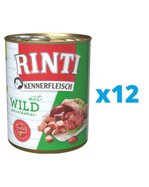 RINTI Kennerfleisch Wild 12 x 400 g