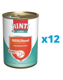 RINTI Canine Niere/Renal Rind 12 x 800 g