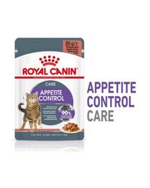ROYAL CANIN Appetite Control Gravy 48x85 g mokra karma dla dorosłych kotów z nadmiernym apetytem