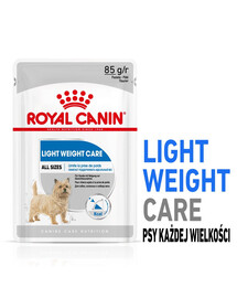 ROYAL CANIN LIGHT WEIGHT CARE Nassfutter für Hunde mit Neigung zu Übergewicht 24 x 85 g
