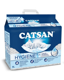 CATSAN Hygiene Plus 5 l natürliches Katzenstreu