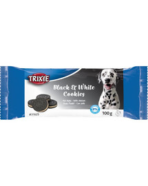 TRIXIE Black & White Cookies Hühnerkekse für Hunde 100 g