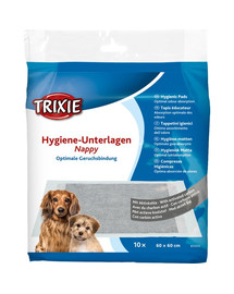 TRIXIE Hygienekissen mit Aktivkohle für Welpen 60x60cm 10Stk
