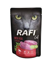 RAFI Katzenfutter mit Kalbfleisch 100g