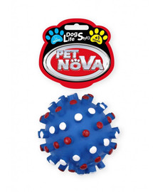 PET NOVA DOG LIFE STYLE Kauspielzeug mit Pfoten Motiv 8,5cm blau