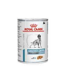 ROYAL CANIN VHN Dog Sensitivity Chick Diätetisches Alleinfuttermittel für ausgewachsene Hunde 410g