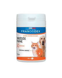 FRANCODEX Bierhefe für Hunde und Katzen 60 Tabletten