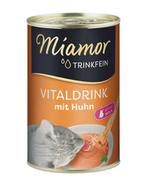 MIAMOR Trinkfein Hühnersuppe für Katzen 135 g