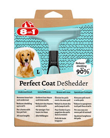 8IN1 Perfect Coat DeShedder Dog L