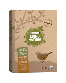 VERSELE-LAGA Menu Nature Fettkugeln für Wildvögel mit Nüssen und Sonnenblumenkernen 540g 2+1 GRATIS