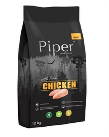 PIPER Hundetrockenfutter mit Huhn 12 kg