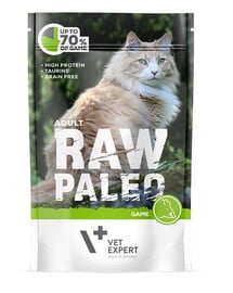 VETEXPERT Katzen-Nassfutter Raw Paleo Adult Wild 100g