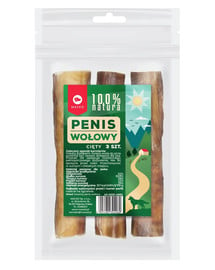 MACED Natural Rindfleisch Penis geschnitten 3 Stk