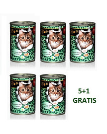 O'CANIS for Cats Kaninchen, Huhn & Lachsöl 6 x 400g