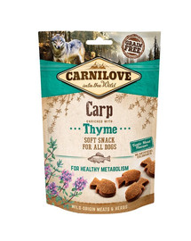 CARNILOVE Dog Soft Snack - Carp with Thyme - Karpfen mit Thymian 200 g