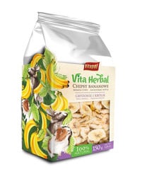 VITAPOL Bananenchips für Nager 150g