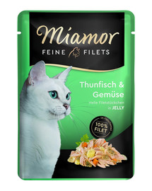 MIAMOR Feine Filets Thunfisch mit Gemüse 100 g Beutel