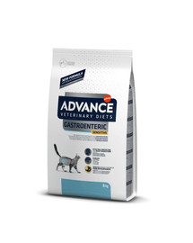 ADVANCE DIET Gastroenteric Sensitive 8kg für Katzen mit Futtermittelunverträglichkeiten