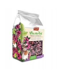 VITAPOL Vita Herbal für Nagetiere und Kaninchen, Hibiskus 70g