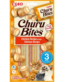 INABA Churu Bites Chicken wraps 3x10g Hühnerwraps für Katzen