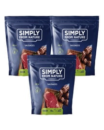 SIMPLY FROM NATURE Naturwürstchen mit Hirschfleisch 3 x 200 g