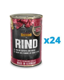 BELCANDO RIND MIT KARTOFFEL & ERBSEN 24 x 400 g