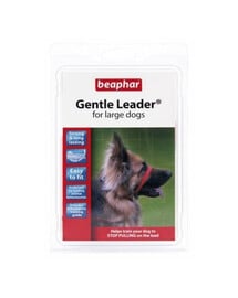 BEAPHAR Gentle Leader L Großes schwarzes Trensenhalsband