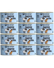 PAKA ZWIERZAKA Lamm-Nassfutter für Katzen 12 x 200 g