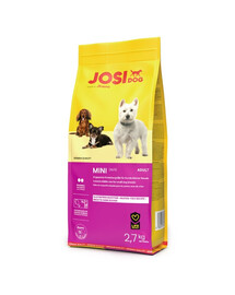 JOSERA JosiDog Mini 2,7kg für erwachsene Hunde kleiner Rassen