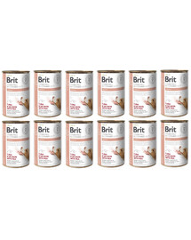 BRIT Veterinary Diet Renal Tuna&Salmon&Pea Nierenfutter für Hunde 12x400g