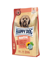 HAPPY DOG NaturCroq Mini Lachs&Reis 4kg Lachs und Reis
