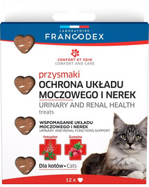 FRANCODEX Harn- und Nierenleckerli für Katzen 12 Stück.