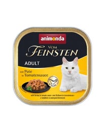 ANIMONDA Vom Feinsten Pate mit Pute in Tomatensauce 100g