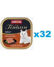 ANIMONDA Vom Feinsten Adult mit Hühnerleber 32x 100 g