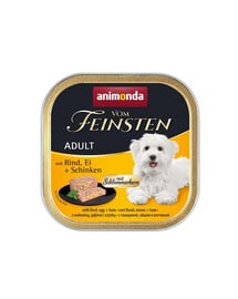 ANIMONDA Vom Feinsten Pate Schlemmerkern mit Rind, Ei + Schinken 150g