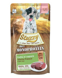 STUZZY Dog Monoprotein Grain&Gluten free PUPPY mit frisches Kalb 150g