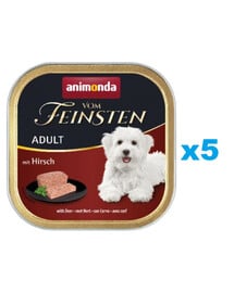 ANIMONDA Vom Feinsten Forest mit Hirsch 5 x 150 g