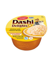 INABA Cat Dashi Delights Hähnchen und Käse 70 g