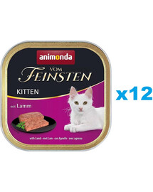 ANIMONDA Vom Feinsten Kitten Lamm 12x 100 g