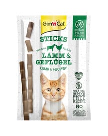 GIMCAT Sticks Lamb&Poultry 4 Stück mit Lammfleisch und Geflügel