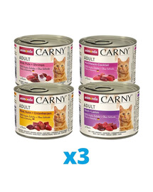 ANIMONDA Carny Adult Mixpaket 12 x 200 g