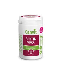 CANVIT Dog Biotin Maxi 500g  Haut und Fell von Hunden großer Rassen