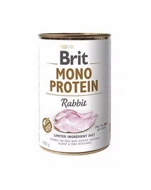 BRIT Mono Protein Rabbit 400 g Monoproteinfutter Kaninchen