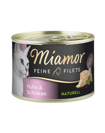 MIAMOR Feline Filets Huhn und Schinken in eigener Sauce 156 g