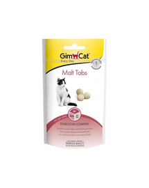 GIMCAT Every Day Tabs Malt 40 g Abschwellende Leckerbissen für Katzen