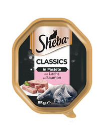 SHEBA Classics in Pastete mit Lachs  85g x 22 Stck