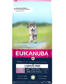 EUKANUBA Grain Free L Puppy Lamm 12 kg für Welpen großer Rassen